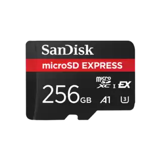 SanDisk microSD Express 256GB Front